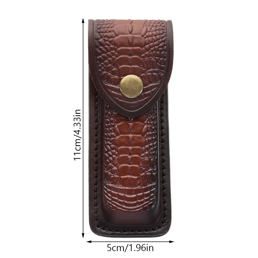 Edc Everyday Carry Knives - Funda de cuero de vaca para