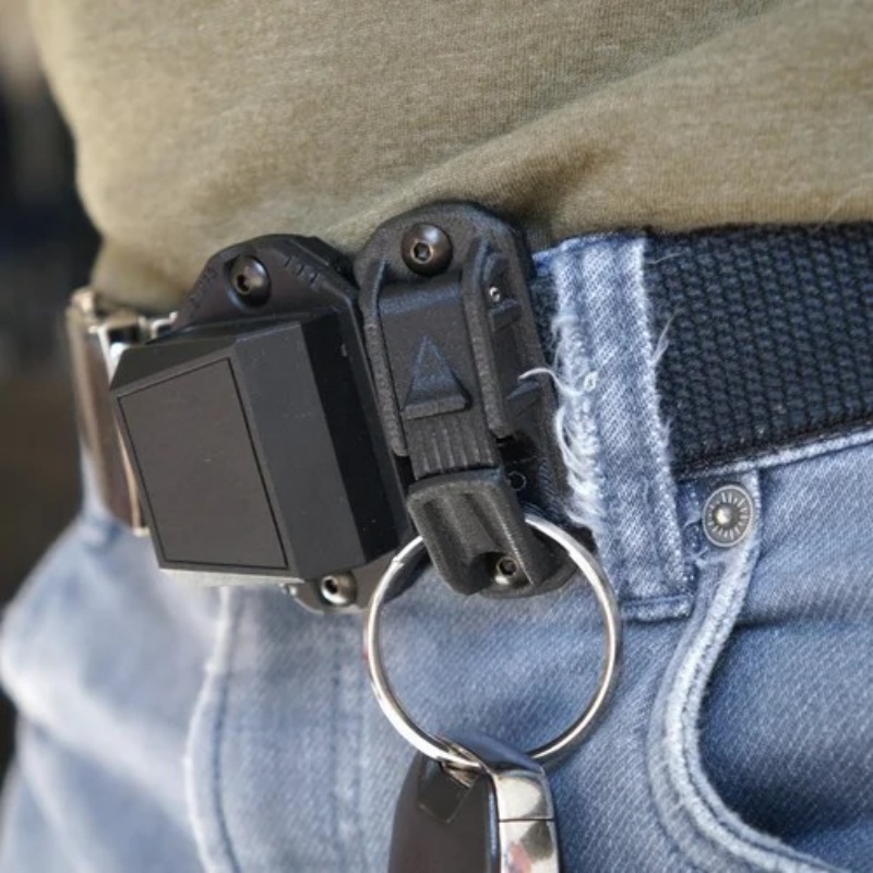 Edc Carry Kit - Clip multifuncional para cinturón de mochila,