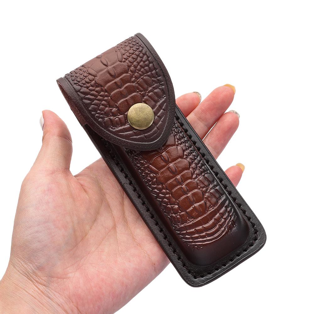 Funda de cuero de vaca para cu - Edc Everyday Carry Knives reseña y precio