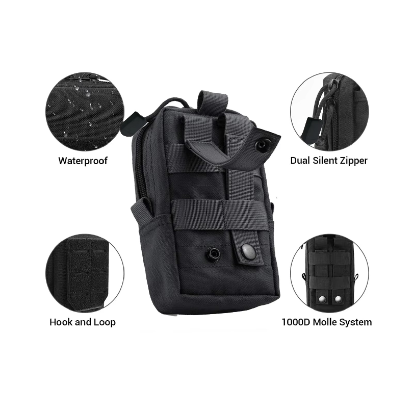 Bolsa Táctica Molle para Cintu - Edc Carry Fanny Pack reseña y precio