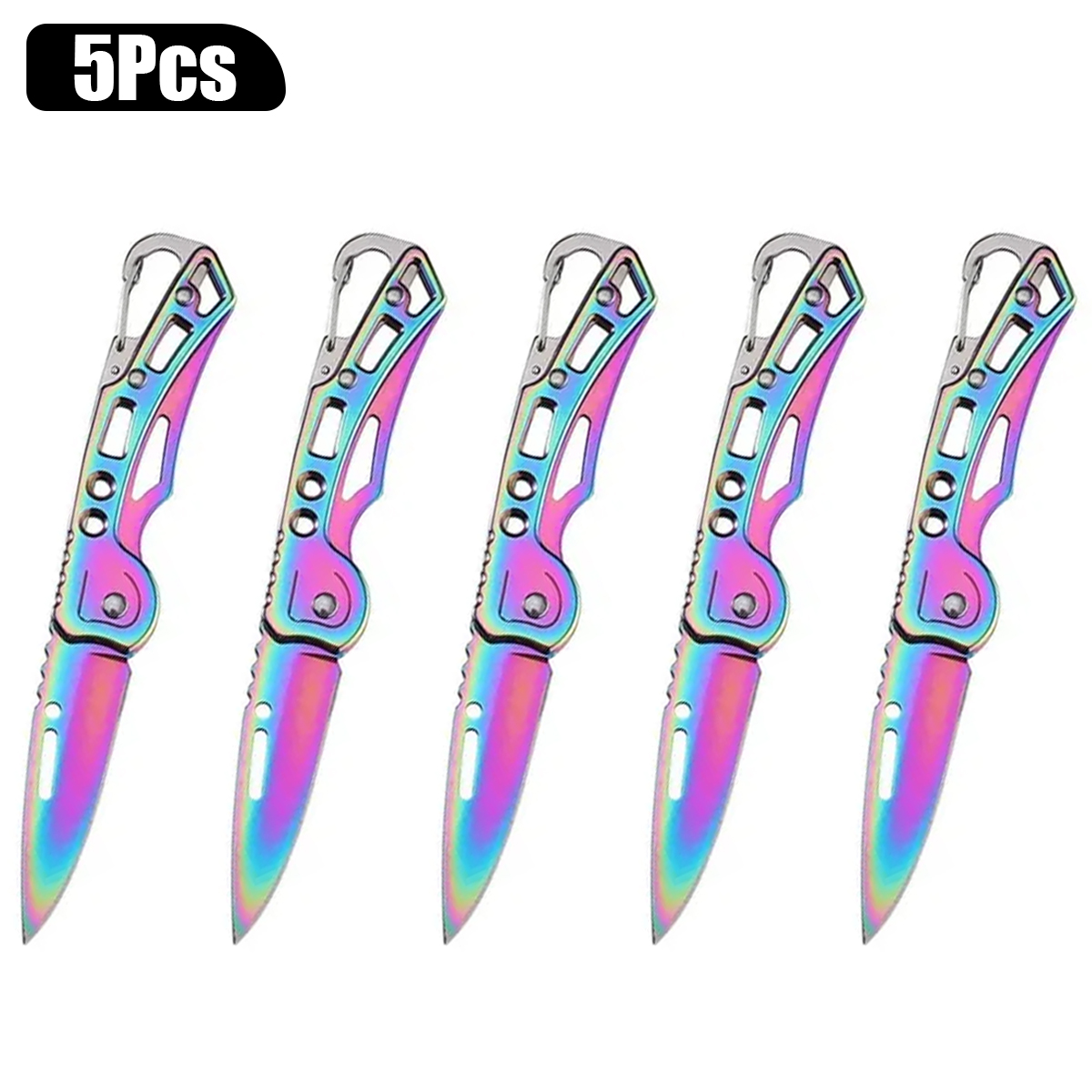 Juego de 5 cuchillos de bolsil - Edc Carry Pocket Knife reseña y precio