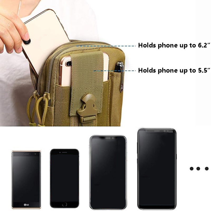 Bolsa táctica Molle Universal  - Edc Carry Fanny Pack reseña y precio