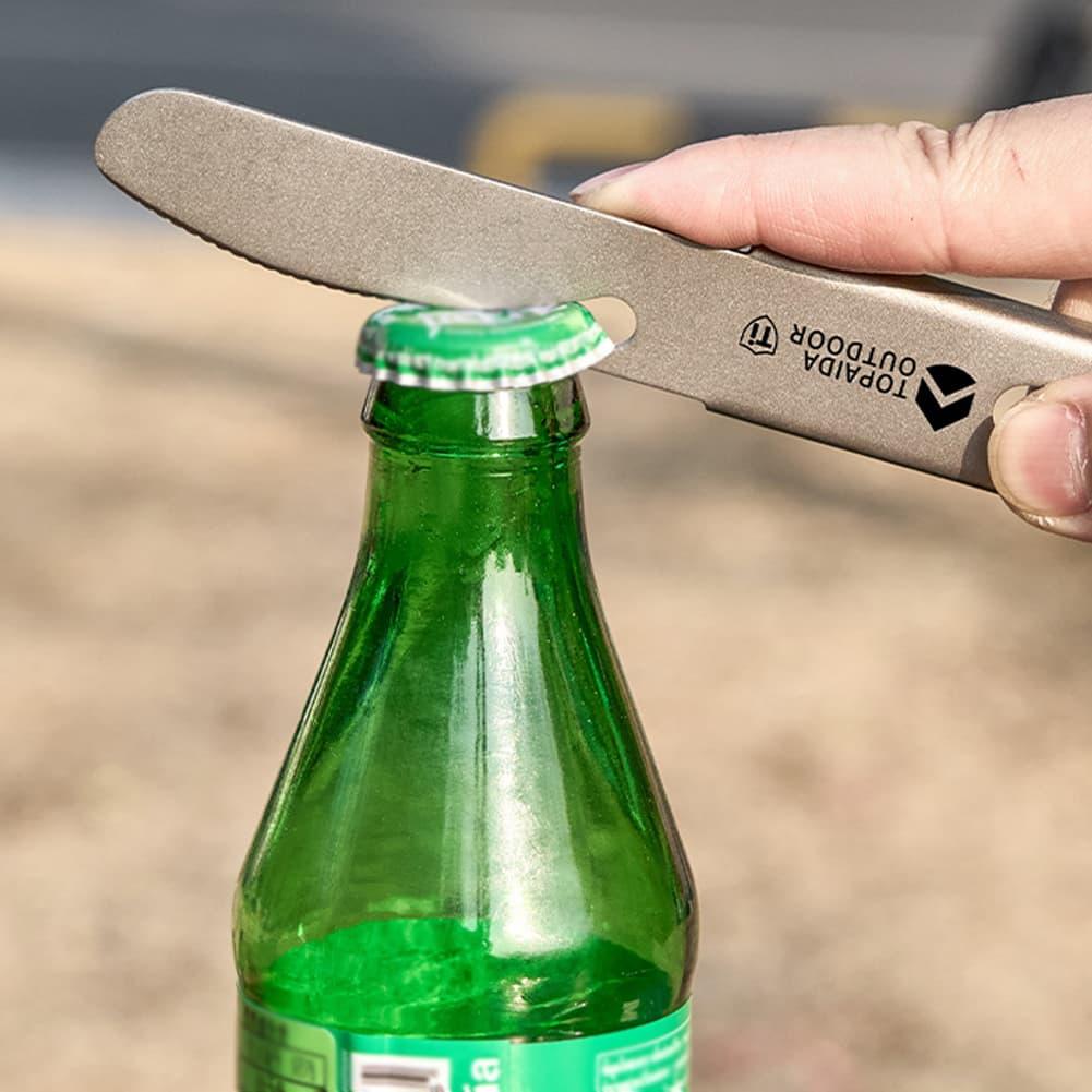 Juego de cubiertos de titanio  - Edc Everyday Carry Knives reseña y precio